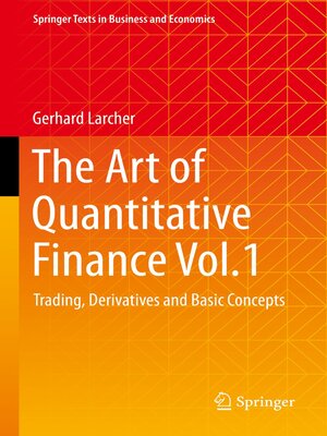 cover image of The Art of Quantitative Finance, Volume 1